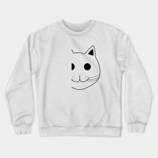 cat face Crewneck Sweatshirt